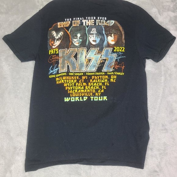 KISS  End Of The Road‎ Tour Event T-Shirt Size Medium - Picture 6 of 9